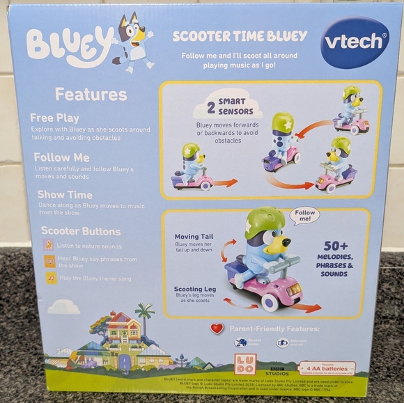 VTech Bluey Scooter Time - Picture 2 of 6
